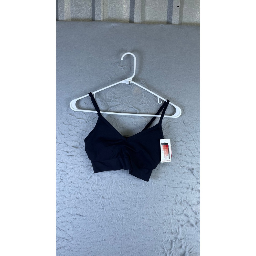 Spanx Bralette Womens Medium Black New EcoCare Seamless Shaping 14478